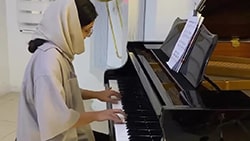 kiana student piano pop teacher milad jafarnezhad