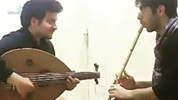 oud and ney playing with mehran ghasemi