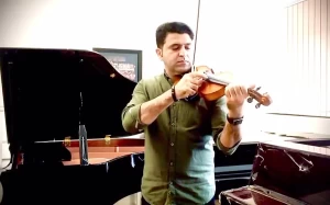 نوازندگی ویولن با استاد علی ملک محمودی