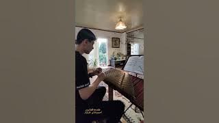 santoor playing with student of parisa haghpanah