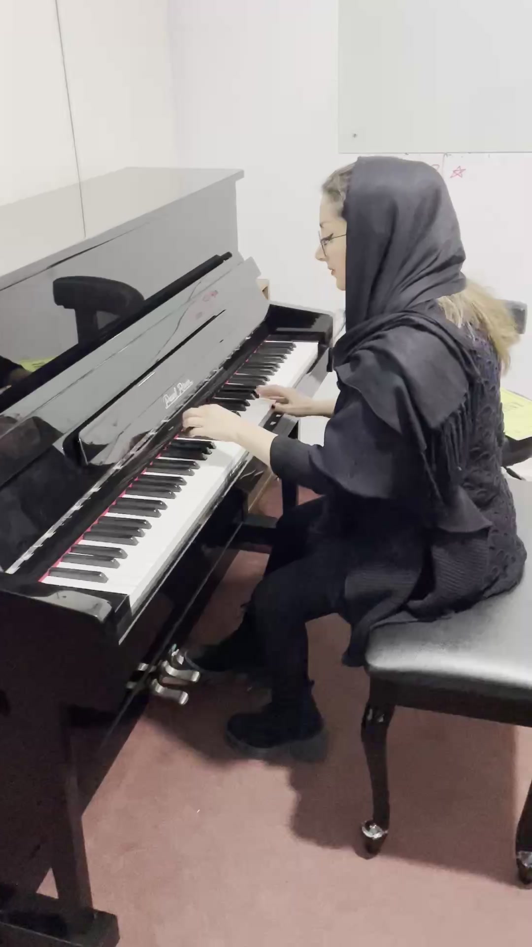 piano playing with sara mirhashemina