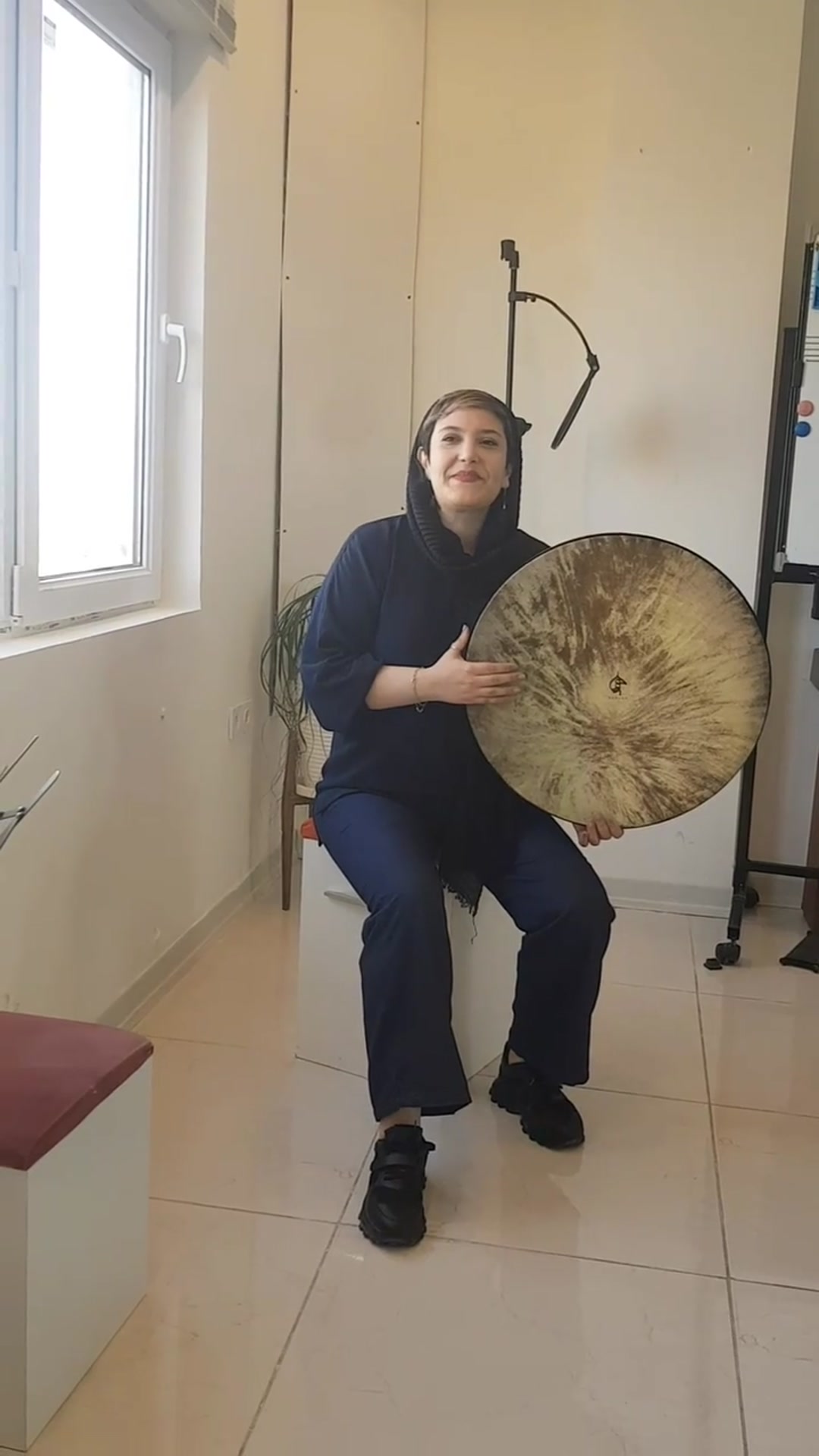 نه دلم بردی ونه غمم خوردی دلم آزردی به خدا با اجرای دف استاد رها نشاط