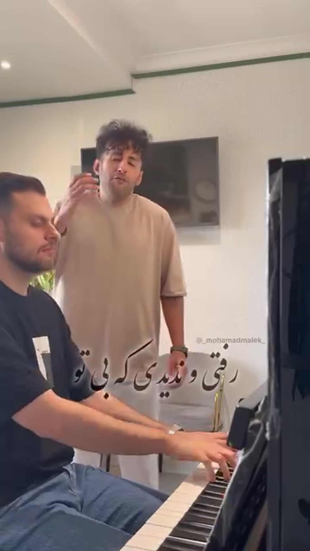 رفتی و ندیدی که بی تو شکسته بال و خسته ام با اجرای استاد محمد ملک